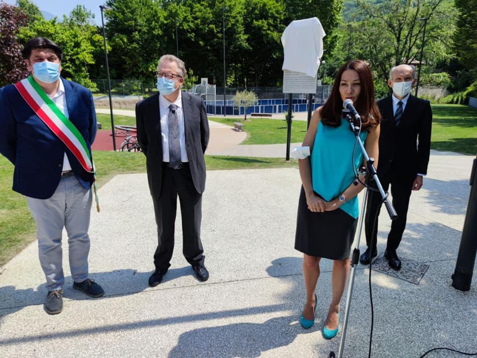 В Италии открыли парк в память о жертвах трагедии Беслана. Официальный сайтАдминистрации Президента Республика Южная Осетия