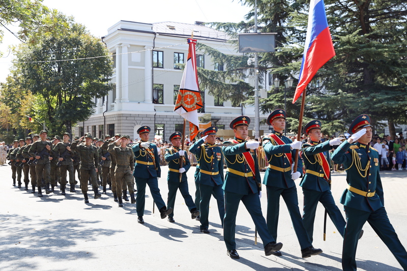 12. Военный парад в честь празднования 32-й годовщины Республики Южная Осетия