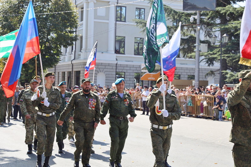 16. Военный парад в честь празднования 32-й годовщины Республики Южная Осетия