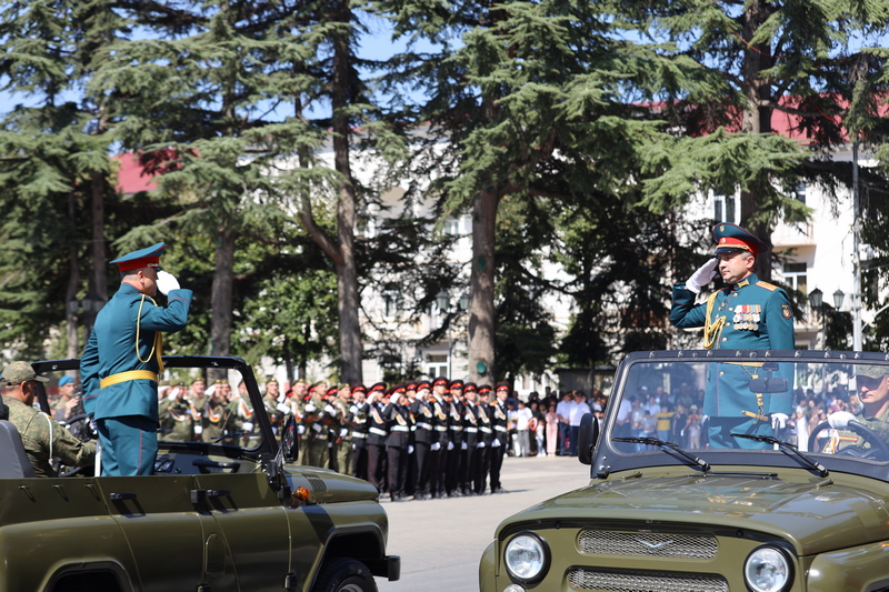 2. Военный парад в честь празднования 32-й годовщины Республики Южная Осетия