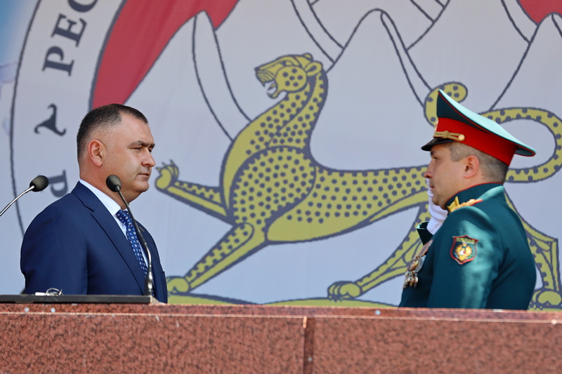 6. Военный парад в честь празднования 32-й годовщины Республики Южная Осетия