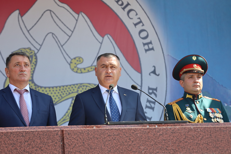 7. Военный парад в честь празднования 32-й годовщины Республики Южная Осетия