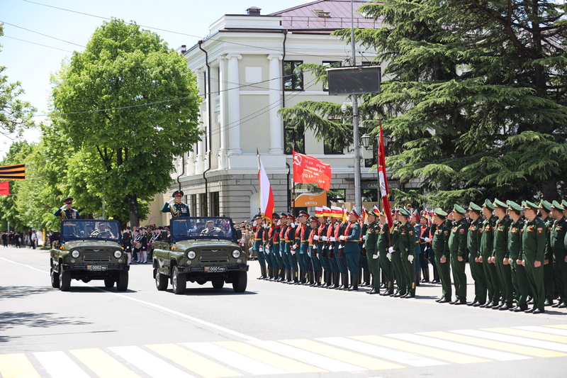 5R3A3595. Военный парад в ознаменование 78-й годовщины Победы в Великой Отечественной войне