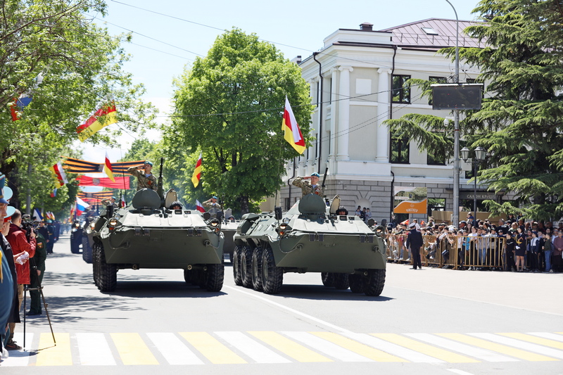 5R3A4108. Военный парад в ознаменование 78-й годовщины Победы в Великой Отечественной войне